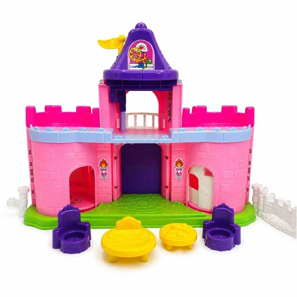 Fisher-Price Little People Lil' Kingdom Palace Castle Playset Princess Fold-up